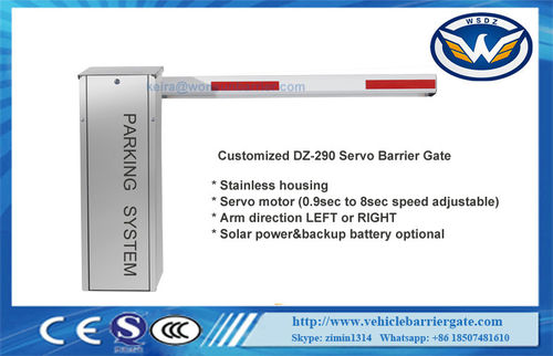 Latest company news about Stainless Barrier 200W Servo Motor Traffic Bar مانع عبور 10 میلیون مادام العمر با ضد برخورد