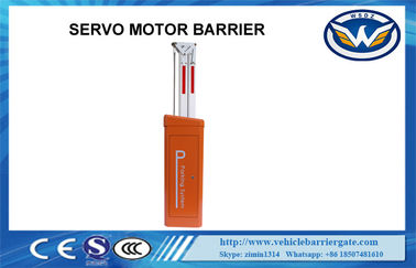 Servo Motor Barrier Automatic Boom Barrier For Toll Gate Station , Low Noise High Speed