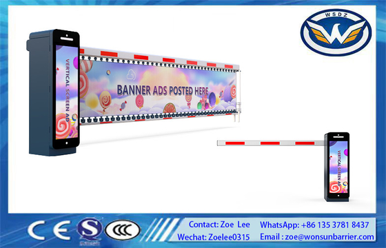 تبلیغات موتور بدون برس اتوماتیک دروازه های مانع DC24V پارکینگ مرکز خرید