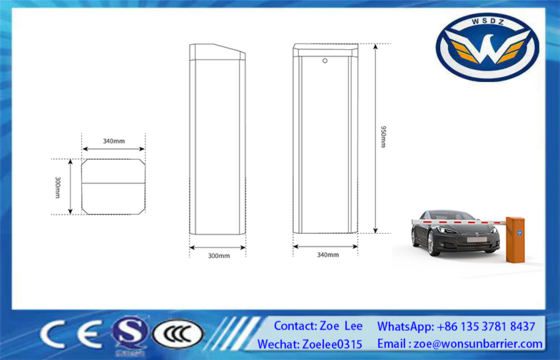 درب اتوماتیک مانع نسل سوم DC بدون برس DZ-830