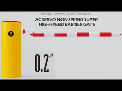 DZ-SF-2328 AC Servo Barrier Gate با سرعت 0.2-3s برای جریان ترافیک بالا